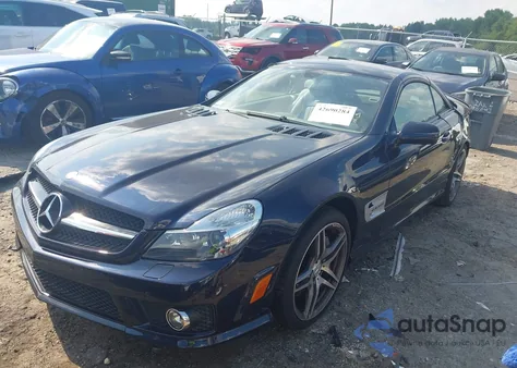2009 Mercedes-Benz Sl 63 Amg из США, поврежденный, VIN WDBSK70F49F146572